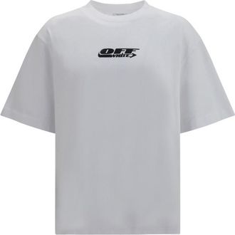 Off-white White Graphic Logo T-Shirt