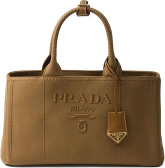 Prada Borsa tote Jardinière grande - Marrone