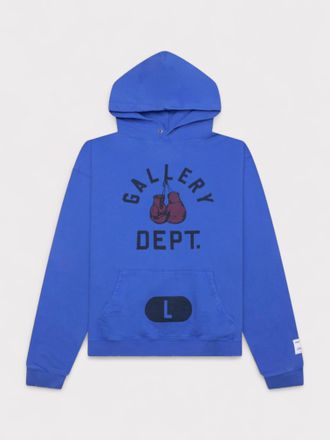 Gallery Dept. Mens. Boxing Merch Hoodie Royal Blue - Size Medium