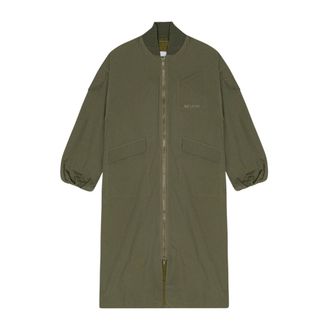 Ganni Parkas, female, Green, Size: 2XL/3XL Stylish Winter Coat for Women