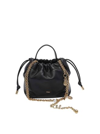 Chlo&eacute; Black Mini Icons Shoulder Bag