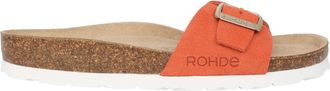 Rohde Rode damessandaal voor de zomer - Dames - Sandalen - Rood - 35 EU - Su&egrave;de - Schoenen