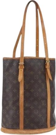 Louis Vuitton Pre-owned Bucket Bags, female, Brown, Size: ONE SIZE Pre-owned Bucket Bag
