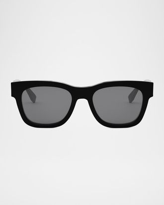 Fendi Men & apos;s Square Acetate Sunglasses