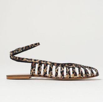 Anna F. Sandalo Anna F. in raso stampa animalier