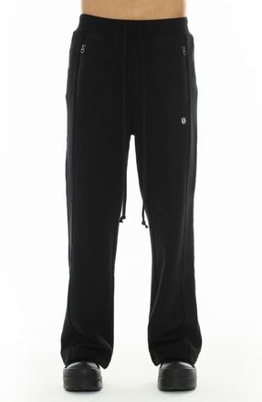 Cult of Individuality Oversize Cotton Sweatpants in Black at Nordstrom, Size Xxx-Large
