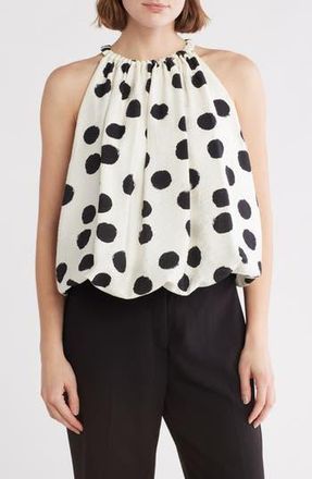 Patrizia Luca Abstract Dot Bubble Top in Black at Nordstrom Rack, Size X-Small