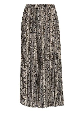 Michael Michael Kors Geplooide rok met slangen-print - Grijs