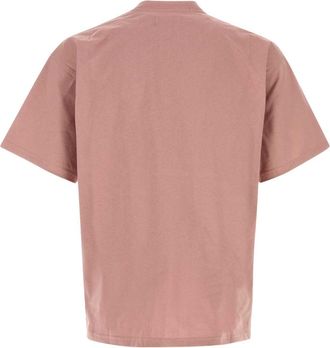 Magliano Mens Dark Pink Cotton T-Shirt 16_rose Exterior