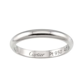 Cartier Platinum 950 Band Ring (Pre-Owned)