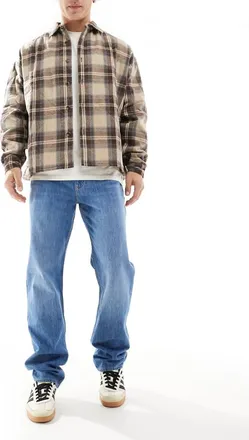 Lee West - Jeans dritti regular blu lavaggio chiaro