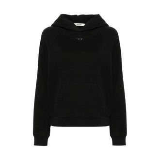 Zadig&Voltaire Black Crystal Wings Hooded Sweatshirt - female - Zadig & Voltaire - Hoodies - Black - L - Sweatshirts & Hoodies