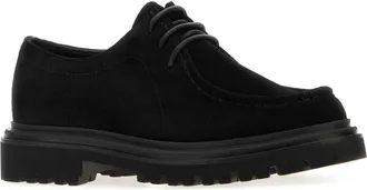 Dolce & Gabbana Suede Lace-Up Derby - Black