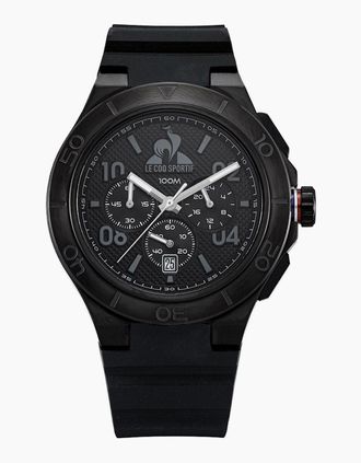Le Coq Sportif Mens Black Plastic Digital Watch - Size: ONE size