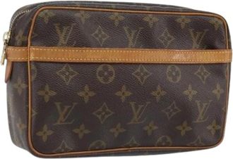Louis Vuitton Pre-owned Clutches, female, Brown, Size: ONE SIZE Pre-owned Clutch Bag