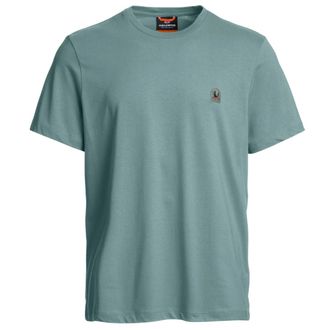 Parajumpers Mens Pathc Tee Aqua Blue T-shirt Cotton - Size Large