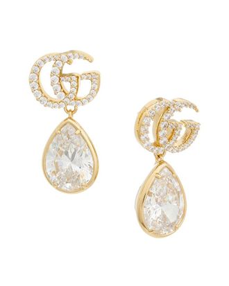 Gucci Gg Marmont Crystal Earrings
