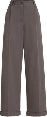 Brunello Cucinelli Wide track trousers in Brown at Nordstrom, Size 3X-Large Eu