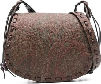 Etro Foldover Schoudertas - Dames - Schoudertassen - Bruin - ONE Size - Tassen