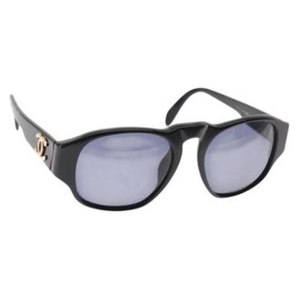 Chanel Pre-owned Accessories, female, Black, Size: ONE SIZE Pre-owned Plastic Sunglasses