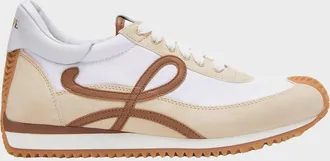 Loewe Flow 2.0 Runner Suede and Leather Sneakers