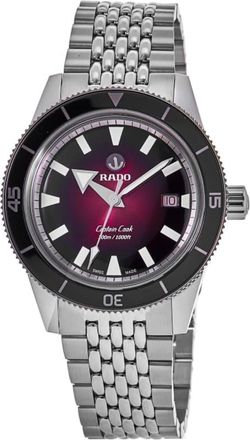 Rado Captain Cook Automatic Steel Comes on the rice grain stainless steel bracelet Mens Watch R32105353