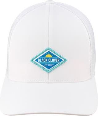 Black Clover Glow Patch Snapback Cap in White at Nordstrom Rack