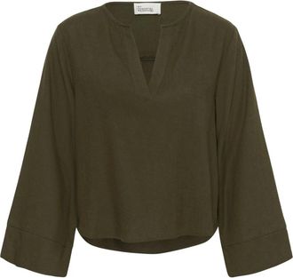 MY ESSENTIAL WARDROBE Blouses - Dames - Blouses - Groen - M - Overhemden