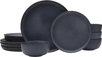 Mikasa Mayer 12Pc Stoneware Dinnerware Set, Service For 4
