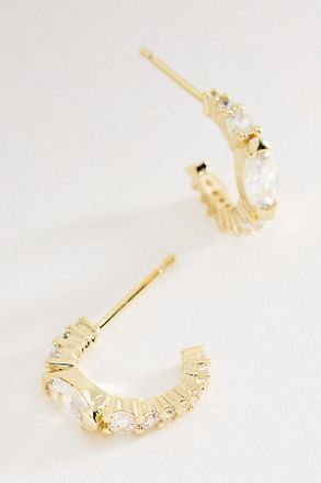 Melinda Maria Maven Huggie Hoop Earrings