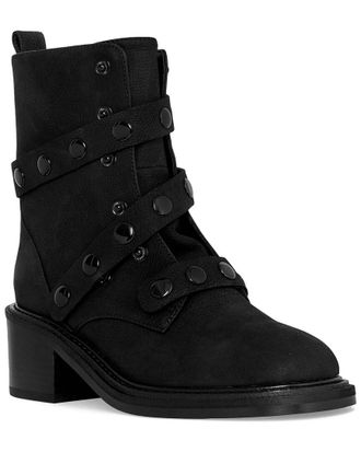 Rebecca Minkoff Snap Leather Combat Bootie
