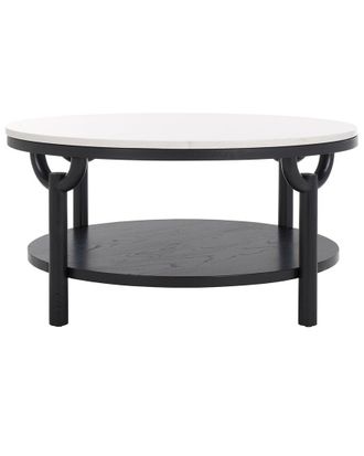 Safavieh Couture Puck Marble Top Coffee Table