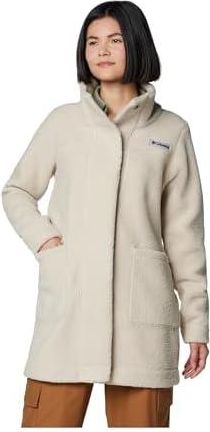 Columbia Plus Size Panoramatm Long Jacket Womens Coat Dark Stone : 1X, Polyester