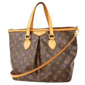Louis Vuitton Pre-owned Handbags, female, Brown, Size: ONE SIZE Pre-owned Vintage Canvas Handbag