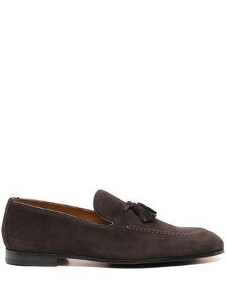 Doucal's tassel-detailed loafers - Brown