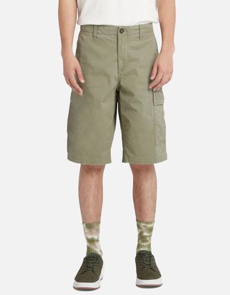 Timberland Mens TIMBERLAND Mens Cargo Shorts Summer Casual Quick Dry Waistband Beach Shorts - Green - Size: 32/32