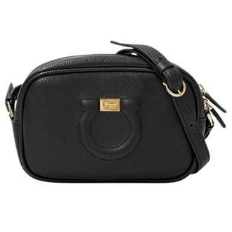 Ferragamo Pre-owned Crossbody Bag - Dames - Pre-owned - Zwart - Maat: ONE Size Leer