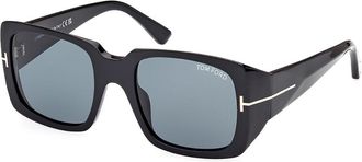 Tom Ford FT1035 RYDER-02 01V Womens Sunglasses Black Size 51