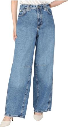 Guess Loose-fit Jeans - Dames - Loose Fit Jeans - Blauw - W27 - Katoen - Jeans
