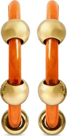 La DoubleJ Orecchini a cerchio con borchie - Oro