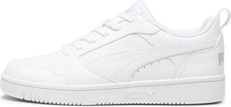 Puma Mens Puma Rebound v6 Low Trainers in Grey White