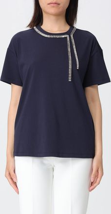 Liu Jo T-shirts in cotone con cristalli
