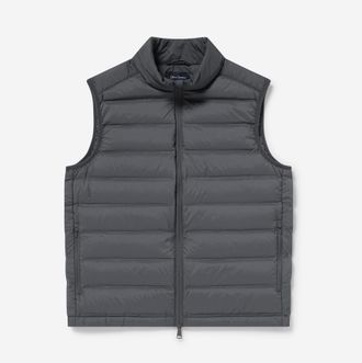 Oliver Sweeney Mens Padded Down Gilet - Grey - Size Medium