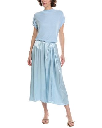 Michael Stars Siobhan Twist Front 2-In-1 Midi Dress