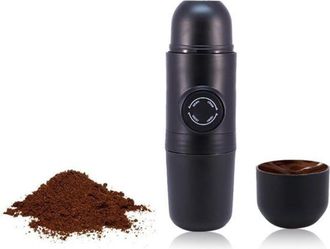 OEM Mini Cafetera Expr&eacute;s - 20 X 6 Cm - Cafetera Manual Port&aacute;til - Con Asa Plegable - Ideal Para Viajes, Camping, Hogar, Oficina Y Actividades Al Aire Libr