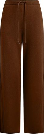 12 Storeez drawstring cashmere trousers - Brown
