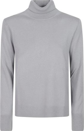 Max Mara Jersey de cuello alto - Knitwear - Mujer - Azul - XL