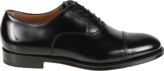 Doucal's Cap Toe Smooth Calf Leather Oxford Shoes