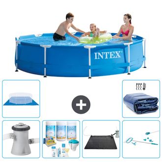 Intex Piscina Con Estructura Redonda - 305x76 Cm - 8-piezas S20458