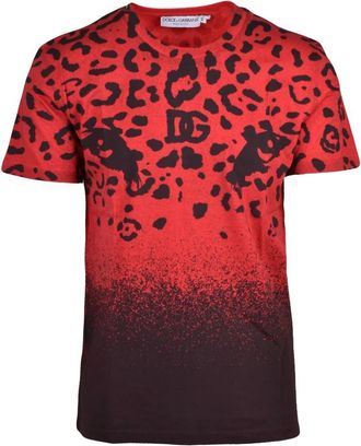 Dolce & Gabbana Hombre, Camisetas, Rojo, Talla: S